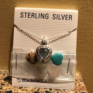 Sterling silver necklace, new no tag